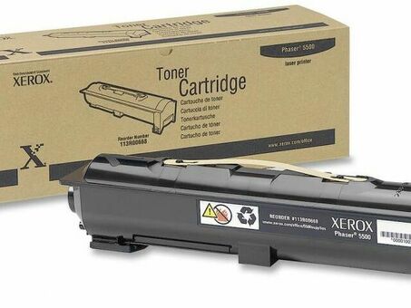 Тонер-картридж Xerox Toner Cartridge Phaser 5500 (black) (113R00668)