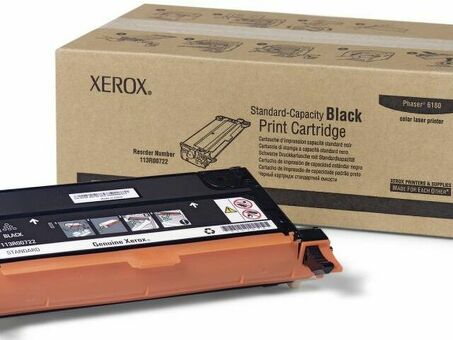 Тонер-картридж Xerox Print Cartridge Phaser 6180 (black), 3000 стр. (113R00722)