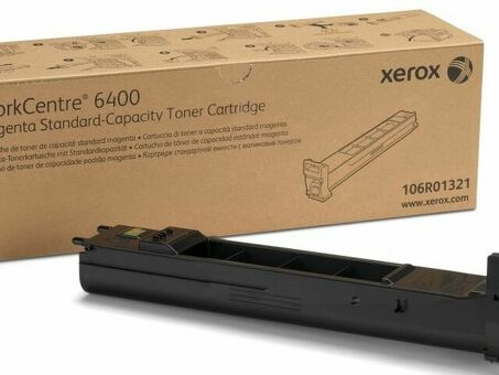 Тонер-картридж Xerox Toner Cartridge WorkCentre 6400 (magenta), 8000 стр. (106R01321)