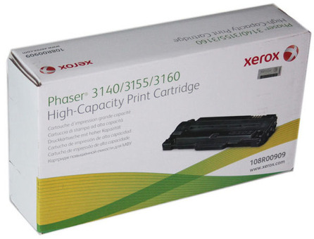 Тонер-картридж Xerox Print Cartridge Phaser 3140, 3155, 3160 (black), 2500 стр. (108R00909)