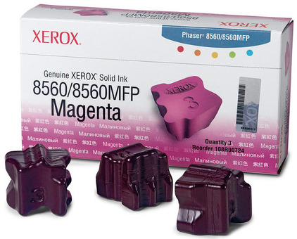 Чернила Xerox Solid Ink Phaser 8560 (magenta) набор, 3 x 1000 стр. (108R00765)