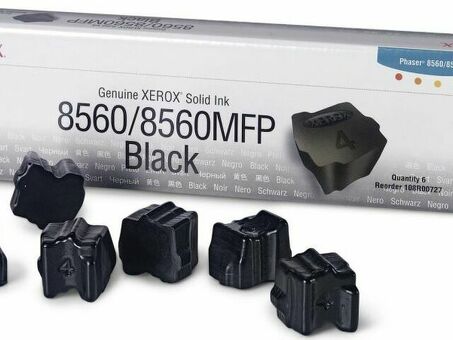 Чернила Xerox Solid Ink Phaser 8560 (black) набор, 6 x 1000 стр. (108R00768)