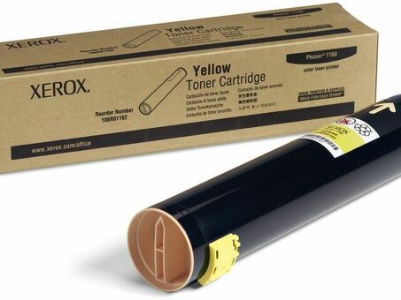 Тонер-картридж Xerox Toner Cartridge Phaser 7760 (yellow), 25000 стр. (106R01162)