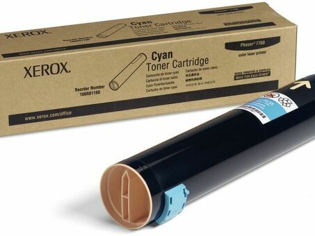 Тонер-картридж Xerox Toner Cartridge Phaser 7760 (cyan), 25000 стр. (106R01160)