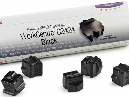 Чернила Xerox для WorkCentre C2424 (black) набор, 6 шт. (108R00664)