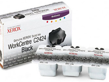 Чернила Xerox для WorkCentre C2424 (black) набор, 3 шт. (108R00663)