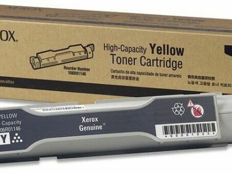 Тонер-картридж Xerox Toner Cartridge Phaser 6350 (yellow), 10000 стр. (106R01146)