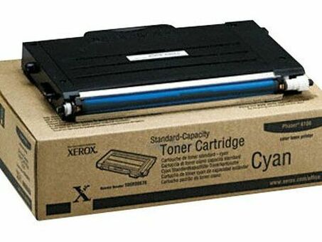 Тонер-картридж Xerox Toner Cartridge Phaser 6100 (cyan), 2000 стр. (106R00676)