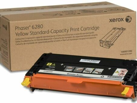 Тонер-картридж Xerox Print Cartridge Phaser 6280 (yellow), 2200 стр. (106R01390)