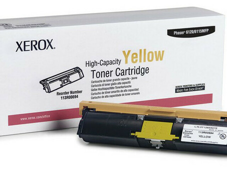 Тонер-картридж Xerox Toner Cartridge Phaser 6120, 6115 (yellow), 4500 стр. (113R00694)