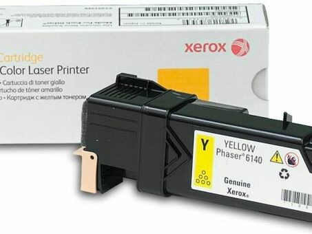 Тонер-картридж Xerox Toner Cartridge Phaser 6140 (yellow), 2000 стр. (106R01483)