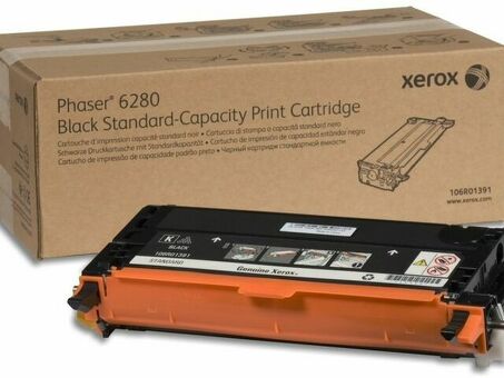 Тонер-картридж Xerox Print Cartridge Phaser 6280 (black), 3000 стр. (106R01391)