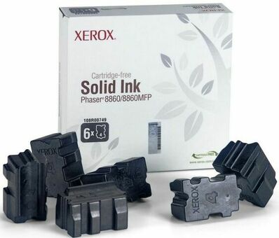 Чернила Xerox Solid Ink Phaser 8860 (black) набор, 6 x 2330 стр. (108R00820)