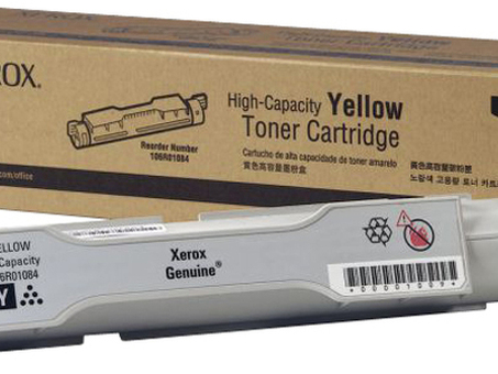 Тонер-картридж Xerox Toner Cartridge Phaser 6300, (yellow), 7000 стр. (106R01084)