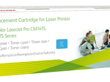 Тонер-картридж Xerox для HP Color LaserJet 1415, 1525 (CE321A) (cyan), 1400 стр. (106R02223)