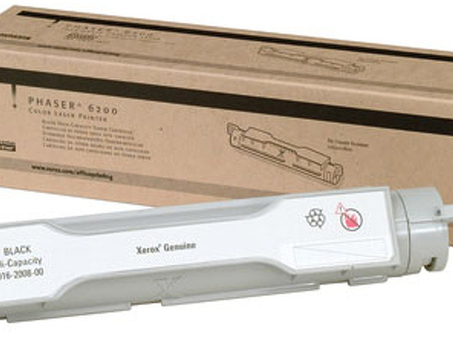 Тонер-картридж Xerox Hi-Cap Toner Cartridge Phaser 6200 (black), 8000 стр. (16200800)