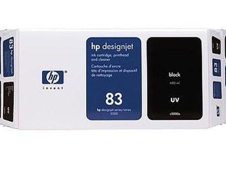 Печатающая головка HP 83 UV (black/cleaner) (C4960A)