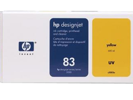 Печатающая головка HP 83 UV (yellow/cleaner) (C4963A)