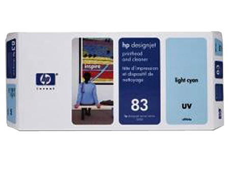 Печатающая головка HP 83 UV (light cyan/cleaner) (C4964A)