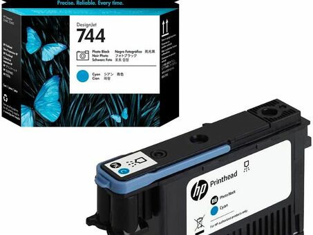 Печатающая головка HP 744 Printhead (photo black, cyan) (F9J86A)