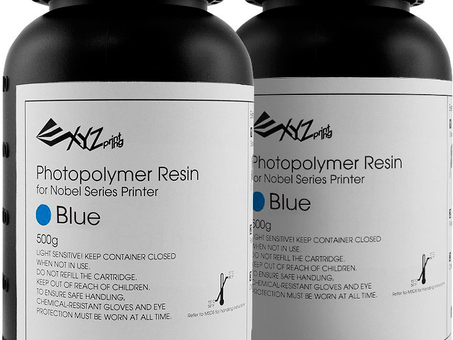 Фотополимерная смола XYZprinting (blue) 2 бут x 500 мл (RUGNRXTW04K)