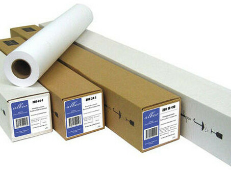 Бумага с покрытием Albeo InkJet Coated Paper-Universal A1+, 610 мм, 120 г/кв.м, 30,5 м (W120-24)