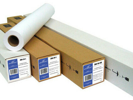 Бумага с покрытием Albeo Coated Paper-Universal A0+, 914 мм, 180 г/кв.м, 30,5 м (W180-36)