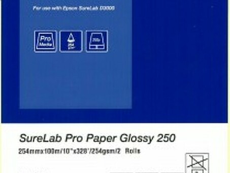 Бумага Epson SureLab Pro Paper Glossy 254мм x 100м (C13S450139)