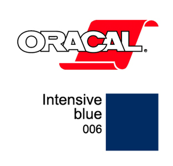 Пленка Oracal 8500 F006 (синий), 80мкм, 1260мм x 50м (4011363183220)