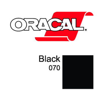 Пленка Oracal 8500 F070 (черный), 80мкм, 1260мм x 50м (4011363191256)