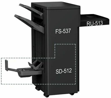 Konica Minolta финишер-брошюровщик Booklet Finisher FS-537SD, сшивание 100 листов (A87HWYA)