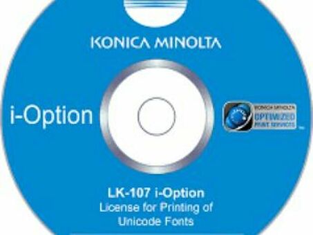 Konica Minolta поддержка Unicode Fonts LK-107 (A0PD02F)