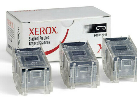 Xerox картридж со скрепками Staple Cartridge HCF, MFF и п/авт. (набор), 3 x 5000 шт. (008R12941)