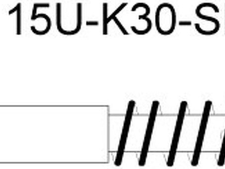 Graphtec нож для твердых пленок CB15U-K30-SP, угол заточки 30 град., диаметр 1,5 мм