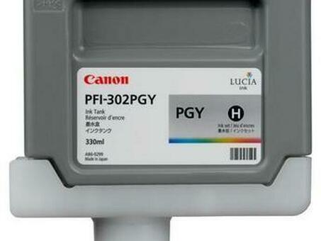 Картридж Canon PFI-302PGY (photo gray) 330 мл (2218B001)