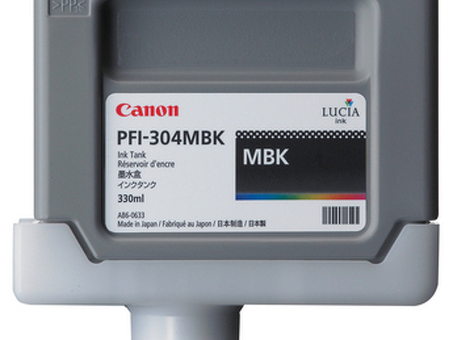 Картридж Canon PFI-304MBK (matte black) 330 мл (3848B005)