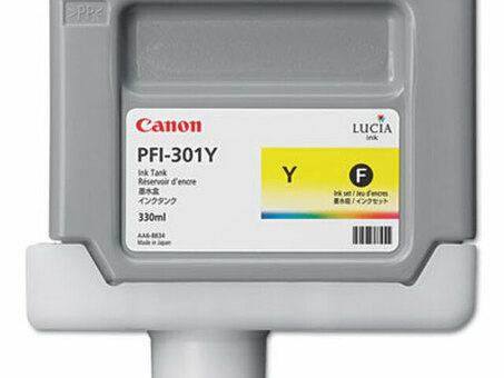 Картридж Canon PFI-301Y (yellow) 330 мл (1489B001)