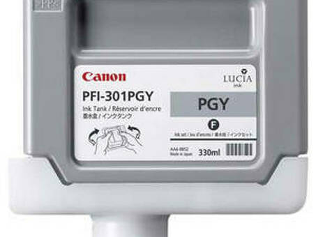 Картридж Canon PFI-301PGY (photo gray) 330 мл (1496B001)