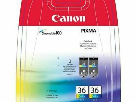 Картридж Canon CLI-36 Twin Pack набор (color), 2 шт (1511B018)