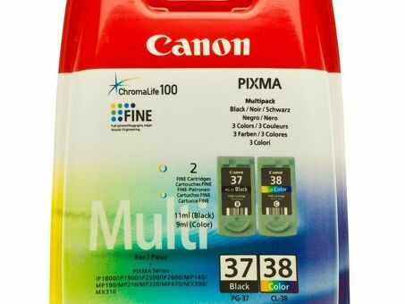 Картридж Canon PG-37 (black) и CL-38 (color) Multipack набор, 2 шт (2145B009)