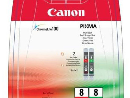 Картридж Canon CLI-8 R/G Multipack набор (red, green), 2 шт (0626B027)