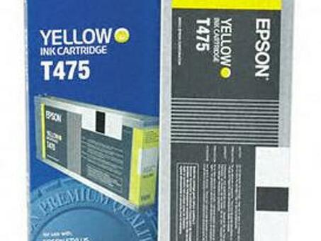 Картридж Epson T475 (yellow) 220 мл (C13T475011)