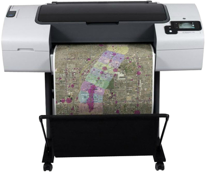 Струйный плоттер HP DesignJet T790ps ePrinter PostScript 610 мм (CR648A)