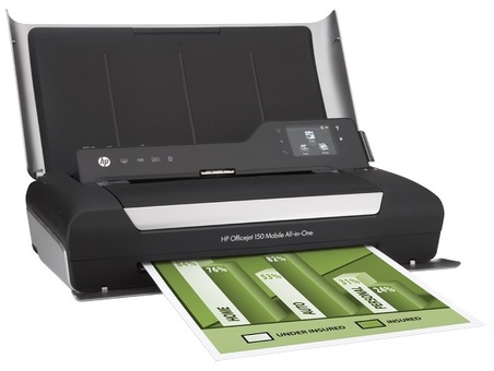 МФУ мобильное HP OfficeJet 150 mobile AiO L511a (CN550A)