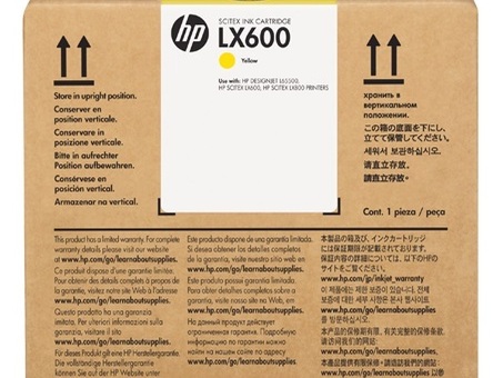 Чернила HP LX600 Latex Scitex Ink Cartridge (Yellow), 3 л (CC588A)