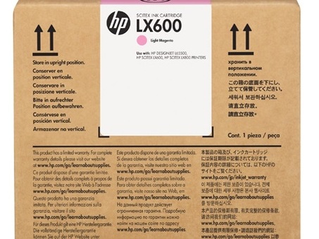 Чернила HP LX600 Latex Scitex Ink Cartridge (Light Magenta), 3 л (CC590A)