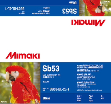 Чернила Mimaki Sb53 Sublimation Ink (blue), 2 л