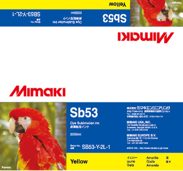 Чернила Mimaki Sb53 Sublimation Ink (yellow), 2 л