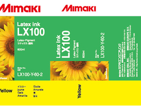 Картридж Mimaki LX100 Latex (yellow), 600 мл (LX100-Y-60-2)