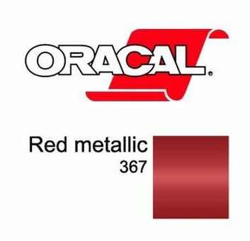 Пленка Oracal 951G F367 (красный), 50мкм, 1260мм x 10м